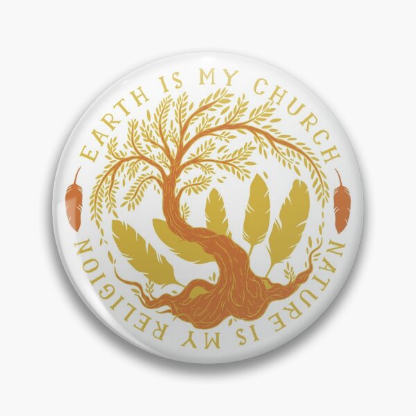 Item preview, La tierra es mi iglesia La naturaleza es mi religión designed and sold by SimplyNatural.