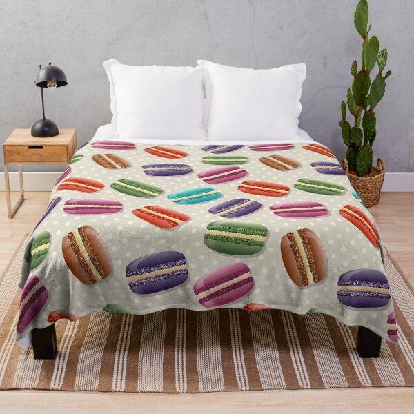 Item preview, Seamless French Stylized Macaron Pattern designed and sold by Piosenka Art.