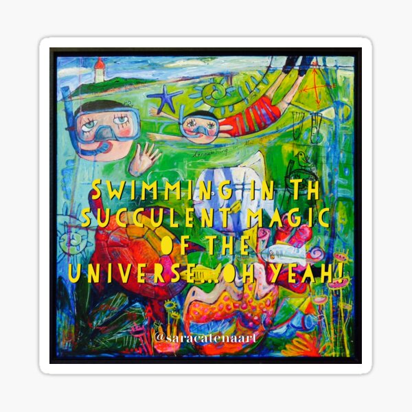 Item preview, Swimming in the magic designed and sold by Sara Catena.