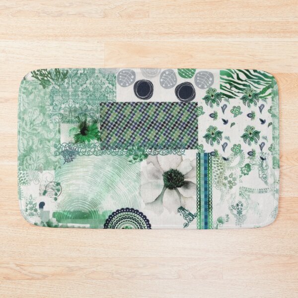 Item preview, Floreal patchwork-like pattern designed and sold by jwebmarket.