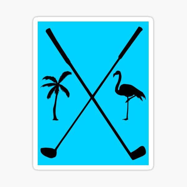 ESCAPADE by DOLCE - Trio black on teal Sticker