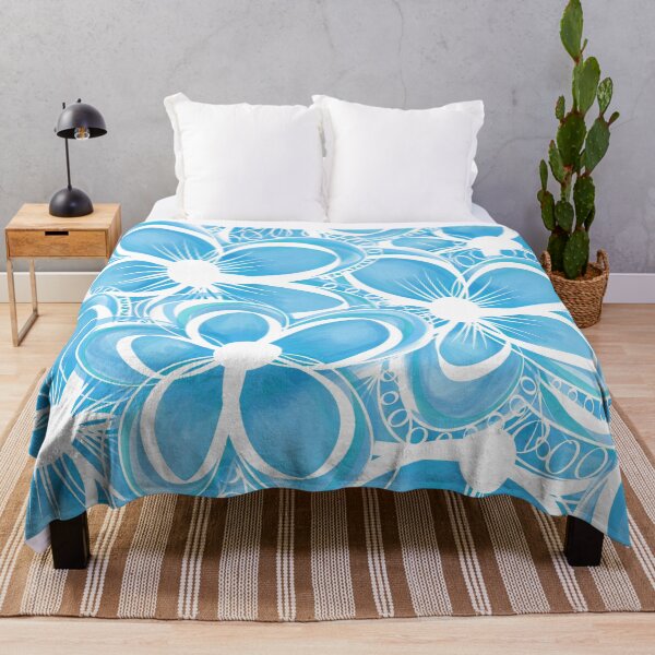 Item preview, Pretty blue flower drawing. designed and sold by LaBellCreative.