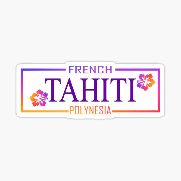 Tahiti Sticker