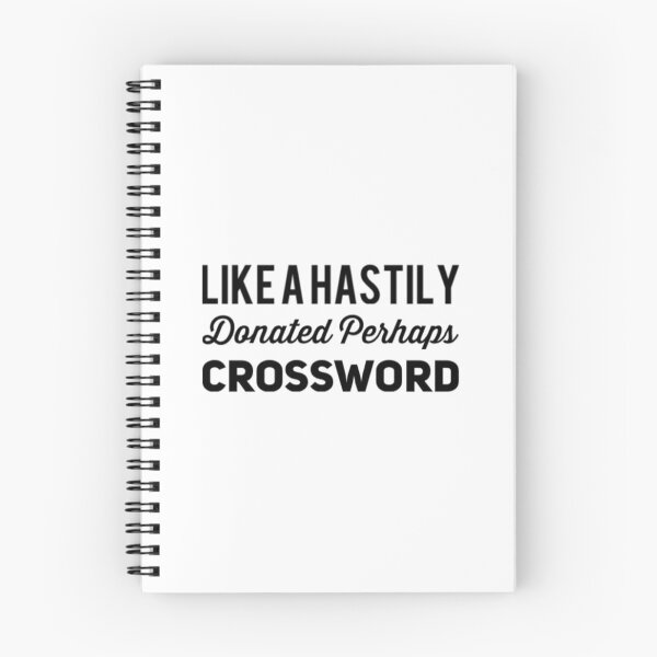 Item preview, Like A Hastily Donned Perhaps Crossword designed and sold by Artistive.
