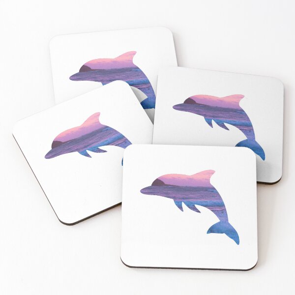 Item preview, Purple-blue ocean Dolphin designed and sold by Varshinee.