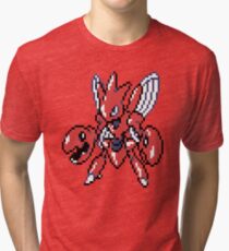 Scizor Retro Tri-blend T-Shirt