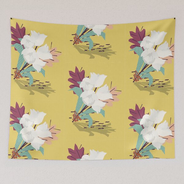 Item preview, white tulips designed and sold by haus-of-threads.