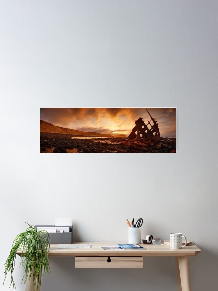 Thumbnail 2 of 3, Poster, Speke Wreck, Phillip Island, Victoria, Australia designed and sold by Chockstone.