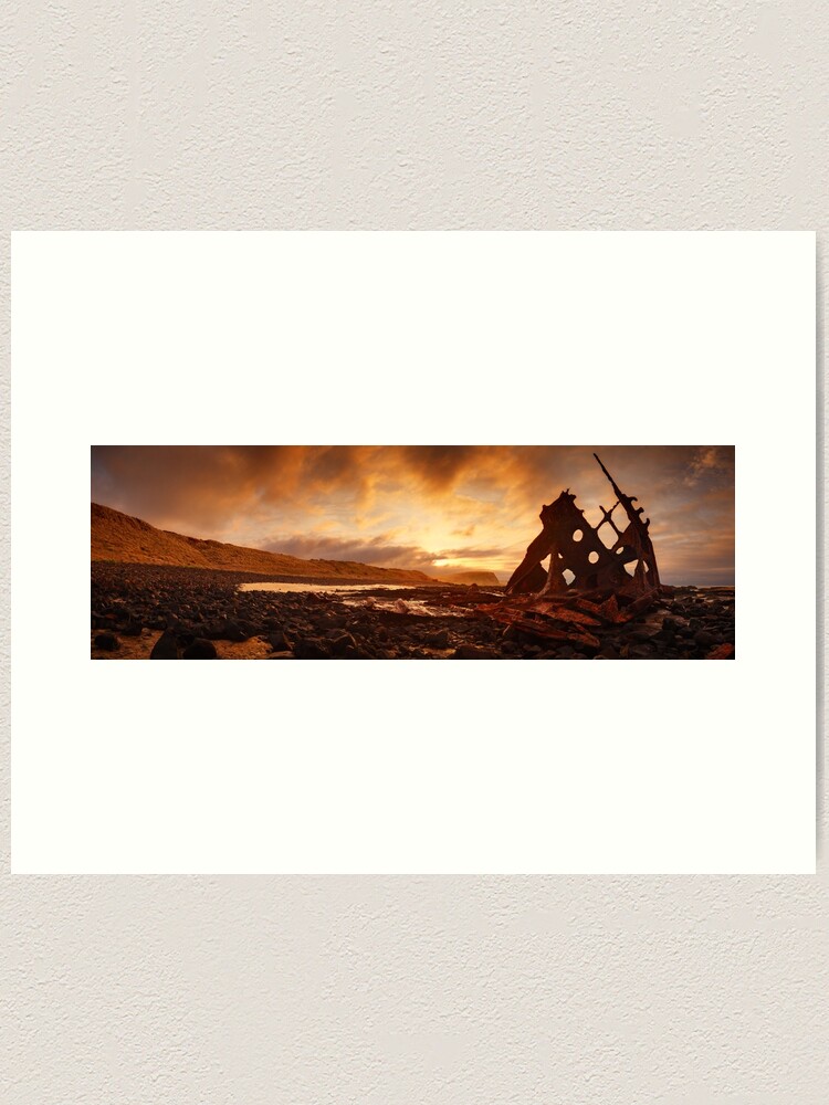 Thumbnail 1 of 3, Art Print, Speke Wreck, Phillip Island, Victoria, Australia designed and sold by Chockstone.
