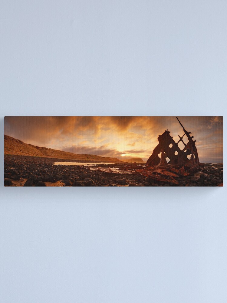 Thumbnail 1 of 3, Canvas Print, Speke Wreck, Phillip Island, Victoria, Australia designed and sold by Chockstone.