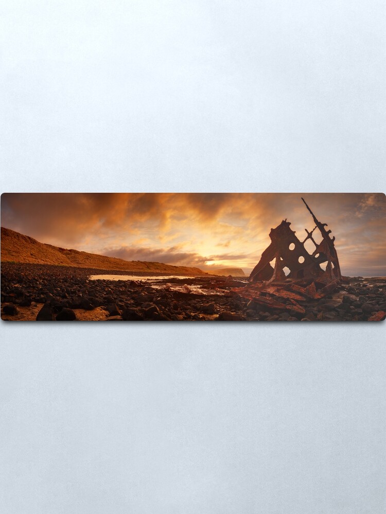 Alternate view of Speke Wreck, Phillip Island, Victoria, Australia Metal Print