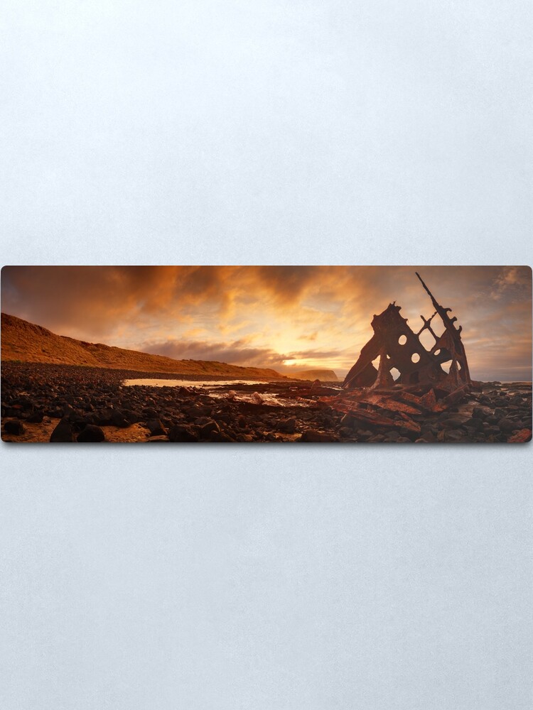 Alternate view of Speke Wreck, Phillip Island, Victoria, Australia Metal Print