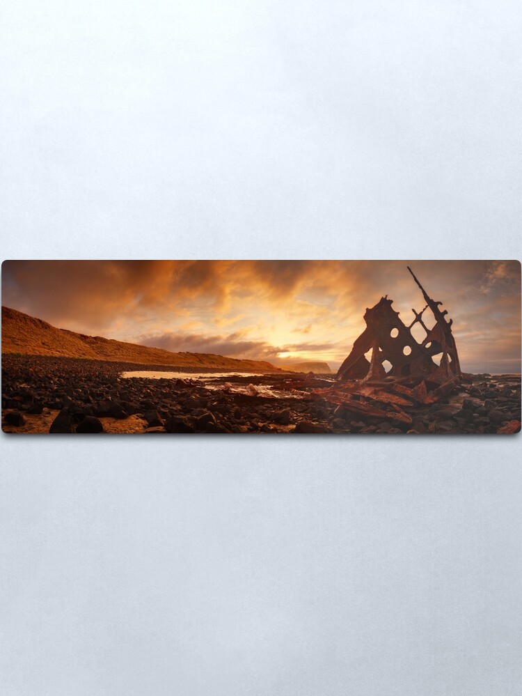 Alternate view of Speke Wreck, Phillip Island, Victoria, Australia Metal Print