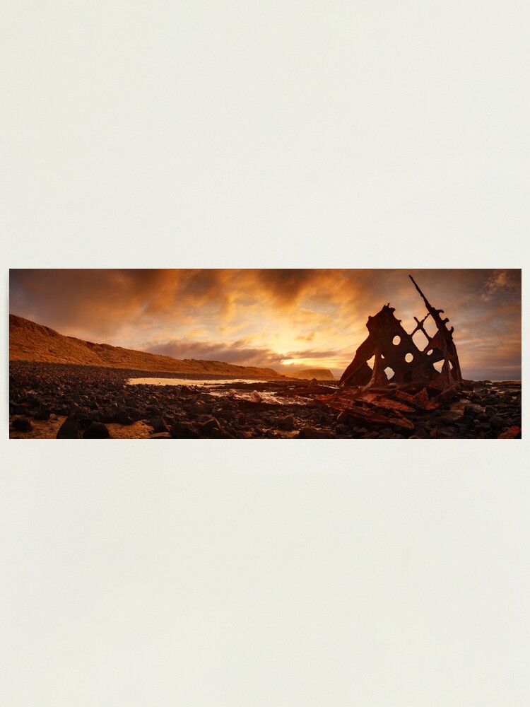 Alternate view of Speke Wreck, Phillip Island, Victoria, Australia Photographic Print