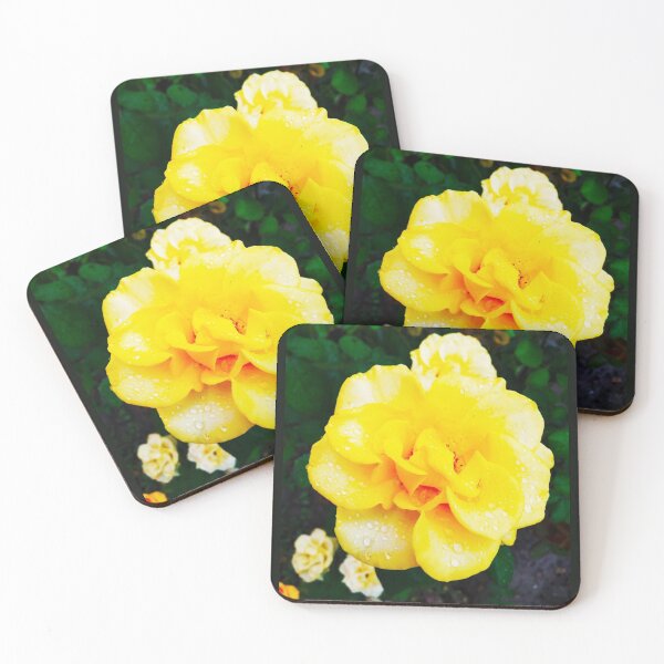 Item preview, Tender yellow rose after the rain covered with drops  designed and sold by helenkaiy.