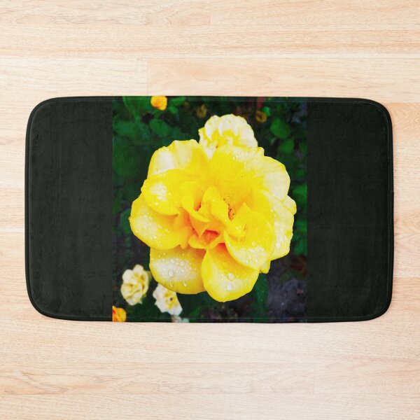 Item preview, Tender yellow rose after the rain covered with drops  designed and sold by helenkaiy.