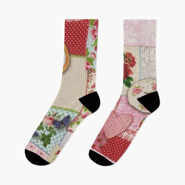 Item preview, Romantic, St. Valentine's patchwork designed and sold by jwebmarket.