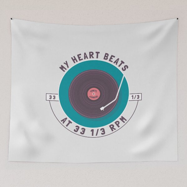 Item preview, My heart beats at 33 1/3 rpm, Record Collecting, Vinyl designed and sold by emmjott.