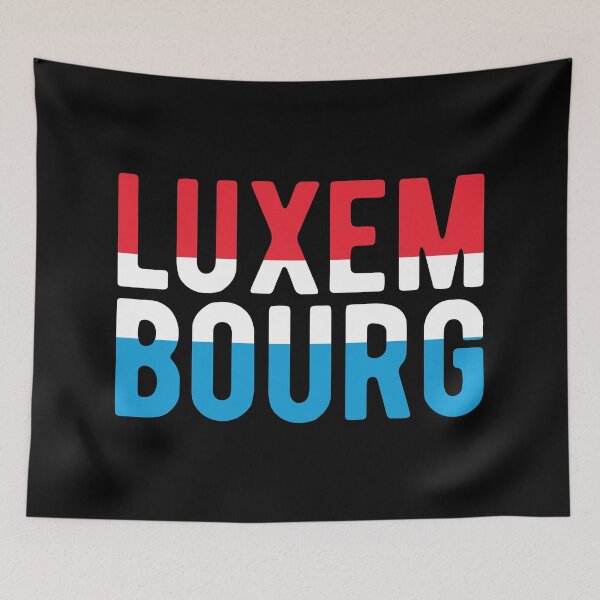 Item preview, Luxembourg Flag Text designed and sold by OldDannyBrown.