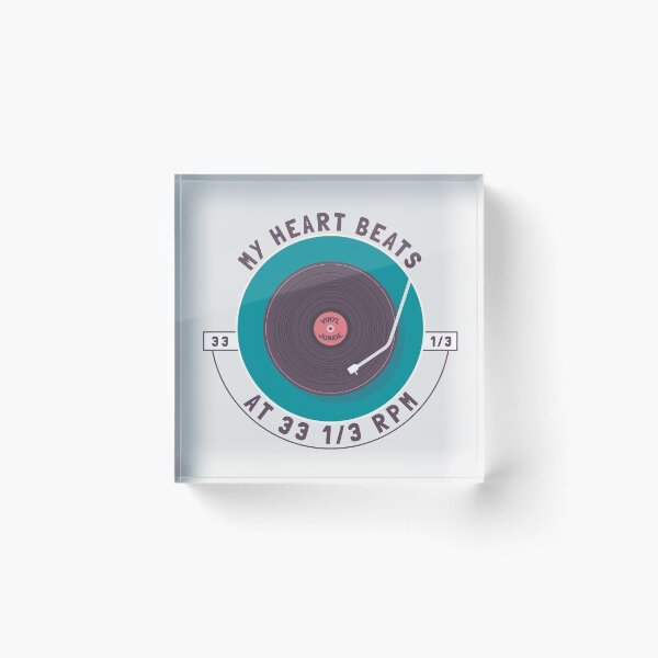Item preview, My heart beats at 33 1/3 rpm, Record Collecting, Vinyl designed and sold by emmjott.