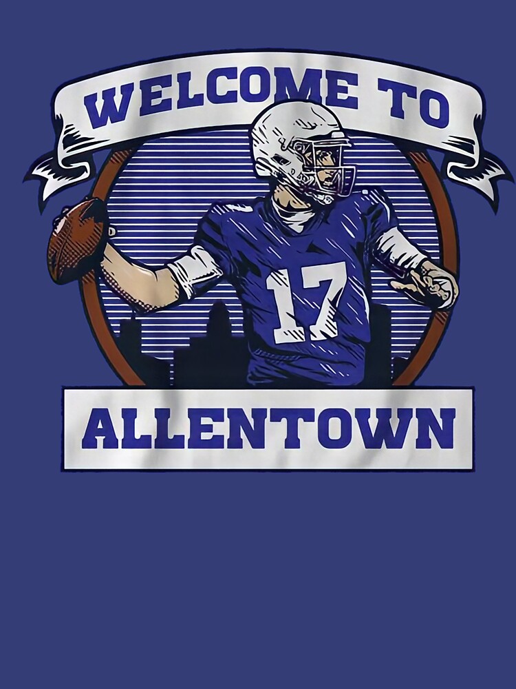 Josh Allen Buffalo Bills Welcome to Allentown T-Shirt - Red