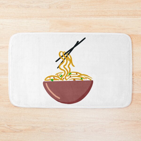 Item preview, Noodle bowl cartoon sticker designed and sold by papaipapai198.