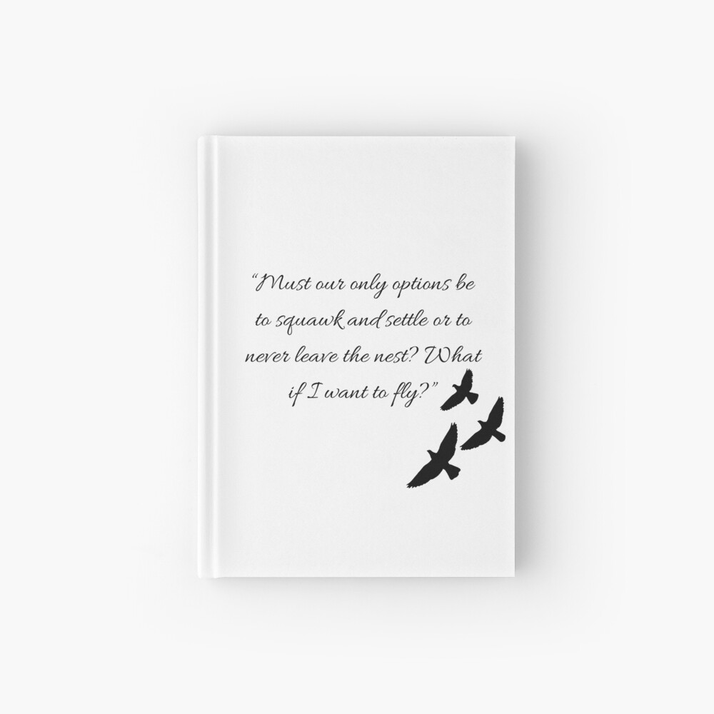 "Bridgerton Eloise Quote" Hardcover Journal for Sale by ObservatoryBee