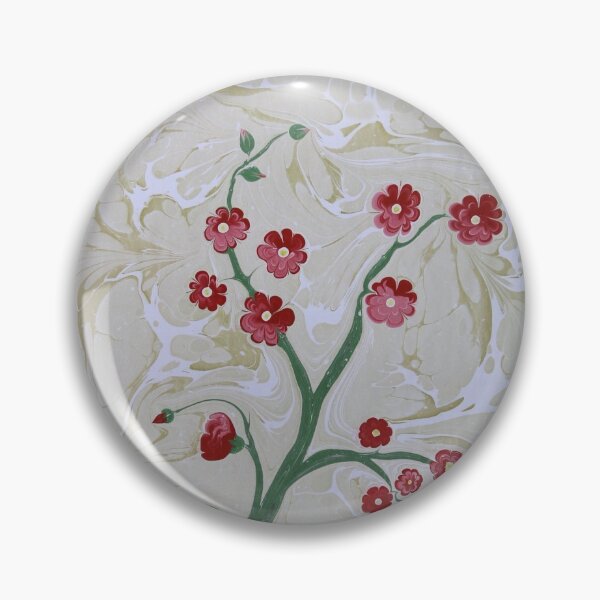 Item preview, Marbled Painted Cherry Blossom - Turkish Ebru Art designed and sold by T Artist.