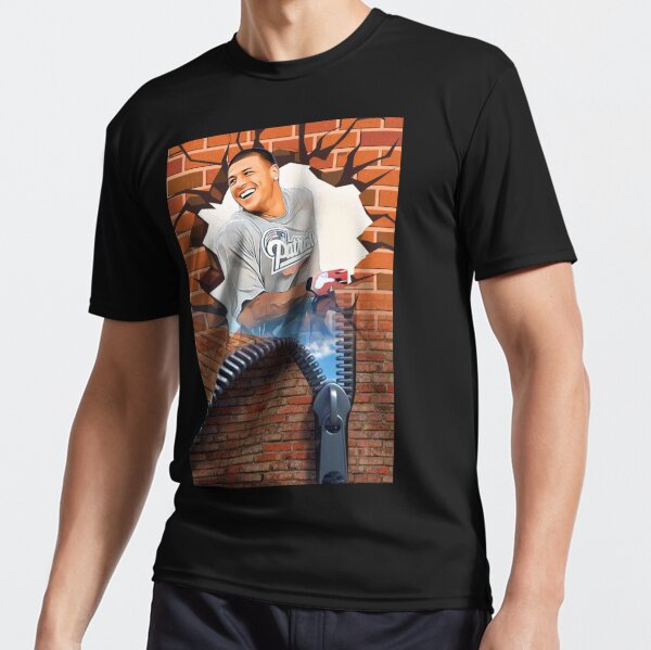 Aaron Hernandez Shirt Vintage Retro Design T-shirt 80s 90s 