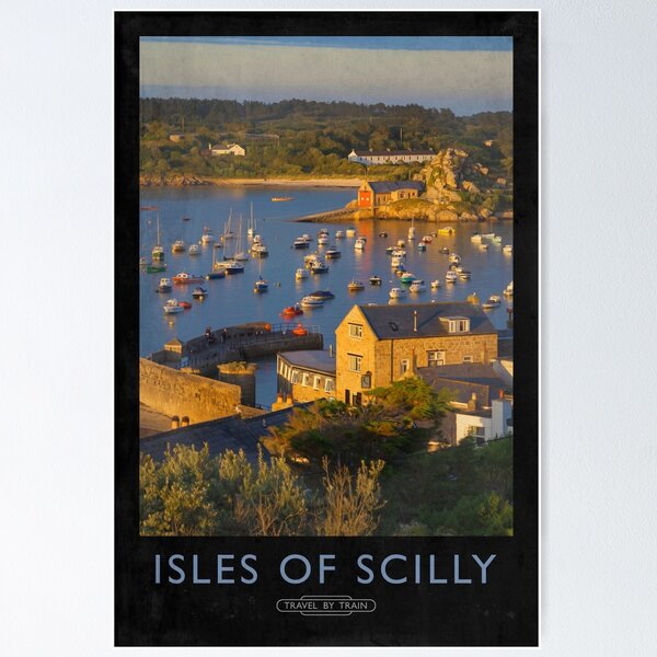 Isles of Scilly Railway Poster Poster