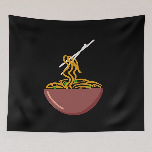 Item preview, Noodle bowl cartoon design designed and sold by papaipapai198.