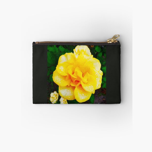 Item preview, Tender yellow rose after the rain covered with drops  designed and sold by helenkaiy.