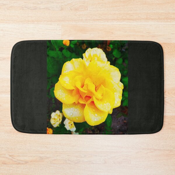 Item preview, Tender yellow rose after the rain covered with drops  designed and sold by helenkaiy.