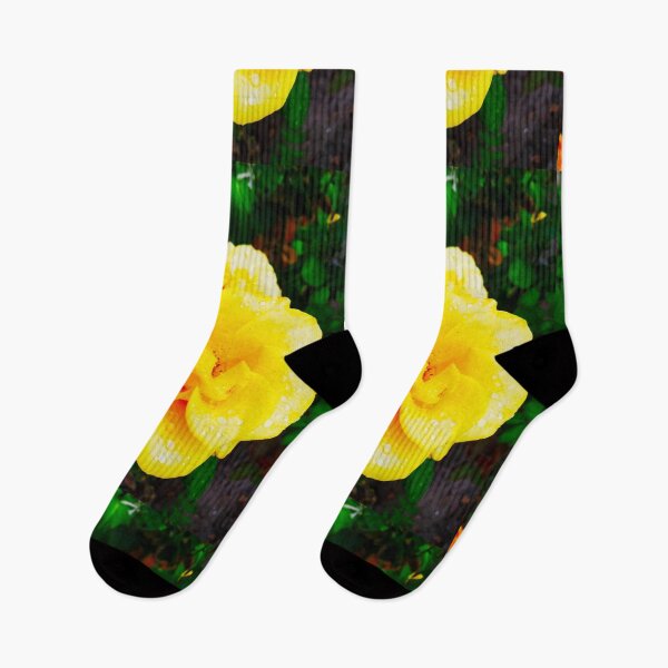 Item preview, Tender yellow rose after the rain covered with drops  designed and sold by helenkaiy.