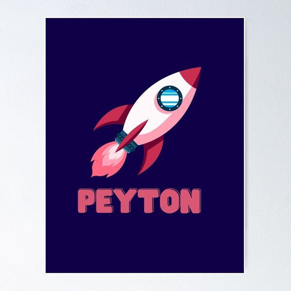 Item preview, Peyton Personalised Spaceship designed and sold by melbournegirl.