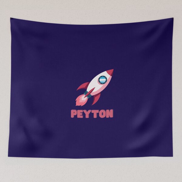 Item preview, Peyton Personalised Spaceship designed and sold by melbournegirl.