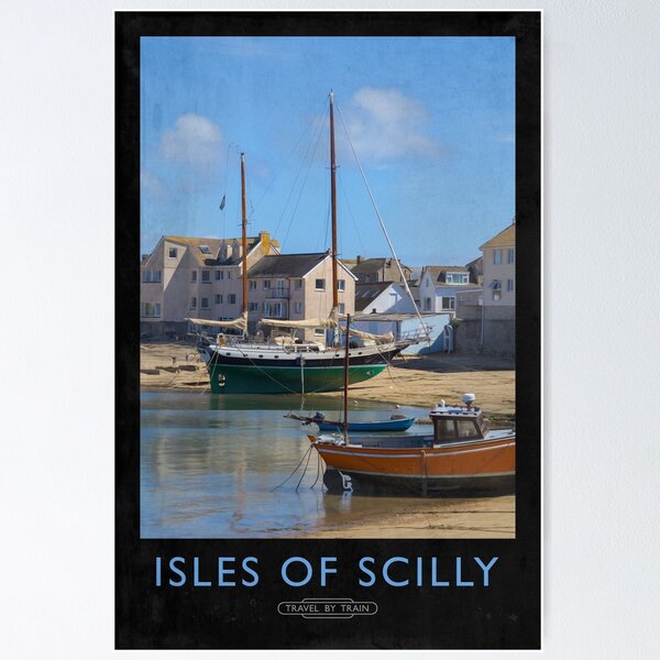 Isles of Scilly Railway Poster Poster