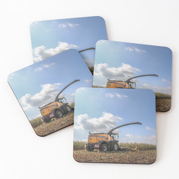 Aperçu de l'œuvre Récolteuse de fourrage New Holland créée et vendue par AgriPhotoUK.