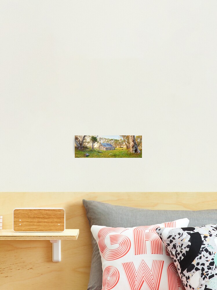 Thumbnail 1 of 3, Photographic Print, Wallace Hut Dawn, Falls Creek, Victoria, Australia designed and sold by Chockstone.