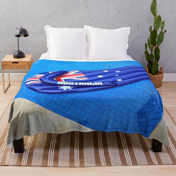 Item preview, Floating Australian Flag Thong Lounge in the Pool designed and sold by ea-photos.