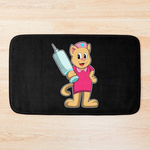 Item preview, Cat as Nurse with Syringe designed and sold by Snabdesign84.