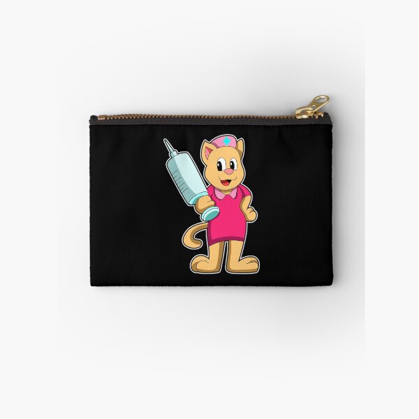 Item preview, Cat as Nurse with Syringe designed and sold by Snabdesign84.