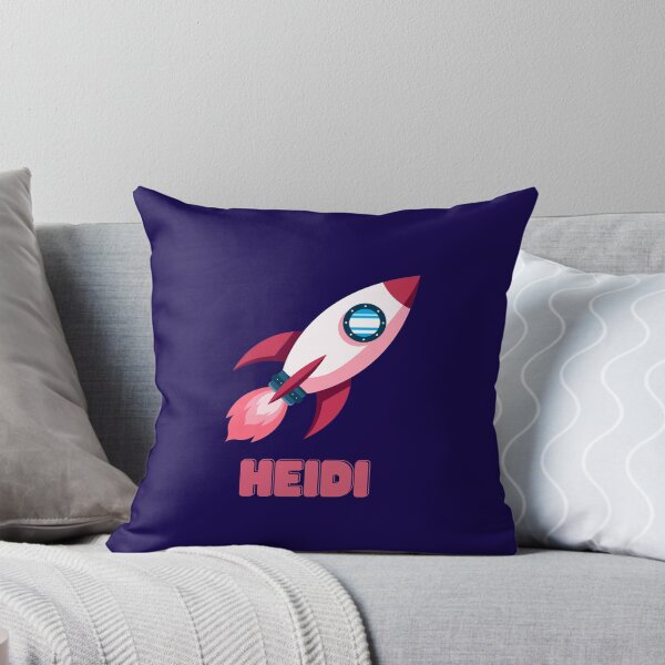 Item preview, Heidi Personalised Spaceship designed and sold by melbournegirl.
