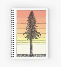 Coastal Redwood Sunset Sketch Spiral Notebook