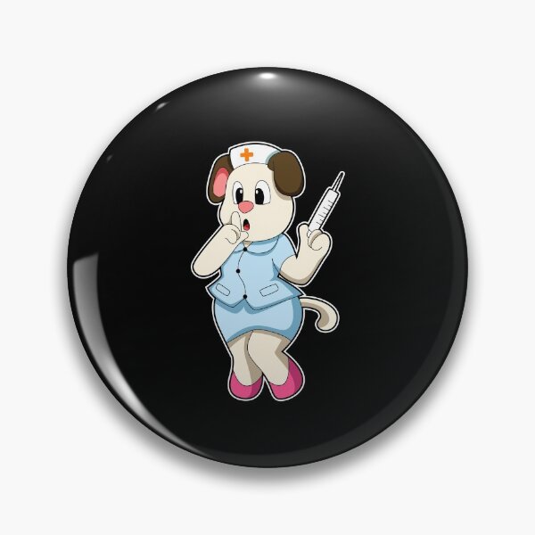 Item preview, Dog as Nurse with Syringe designed and sold by Snabdesign84.