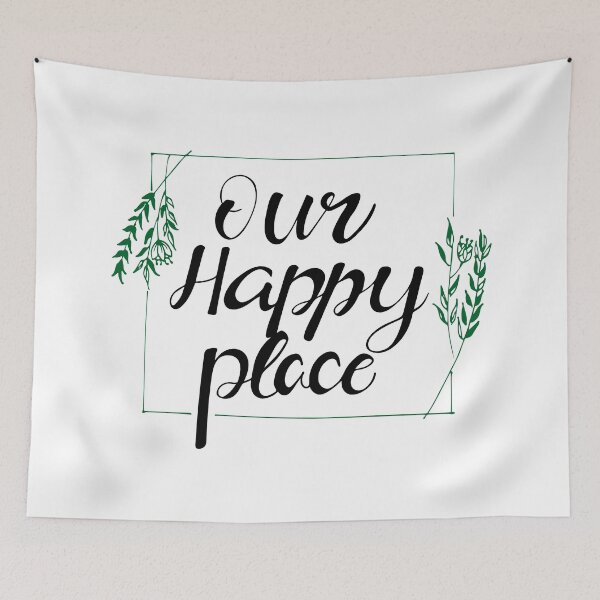 Item preview, Our happy place,Hand Lettering designed and sold by Superarm.