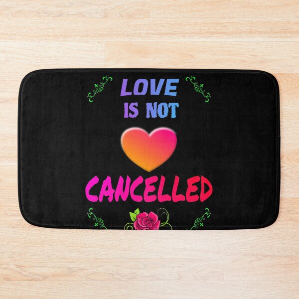 Item preview, Love is not canceled gift valentine's day heart love partner designed and sold by GOOD-TIME.