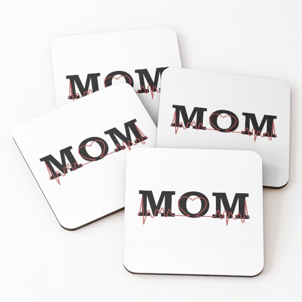 Item preview, MOM Heartbeat For Everyone Who Loves Their Mom designed and sold by Zuepfelmuetzen.