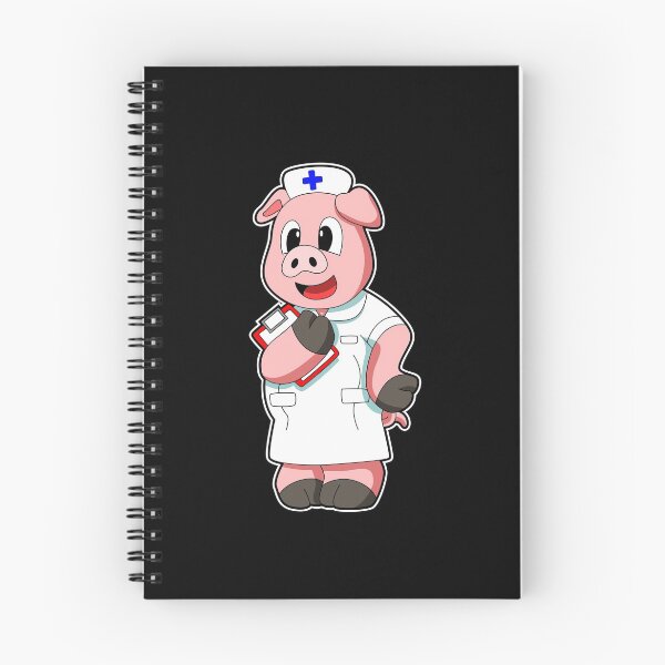 Item preview, Pig as Nurse with Smock designed and sold by Snabdesign84.
