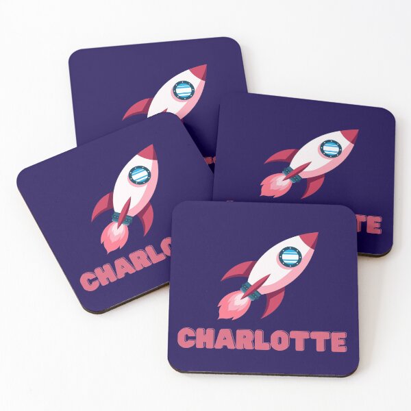 Item preview, Charlotte Personalised Spaceship designed and sold by melbournegirl.